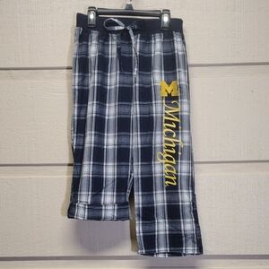 Michigan Plaid Pajama Pants S